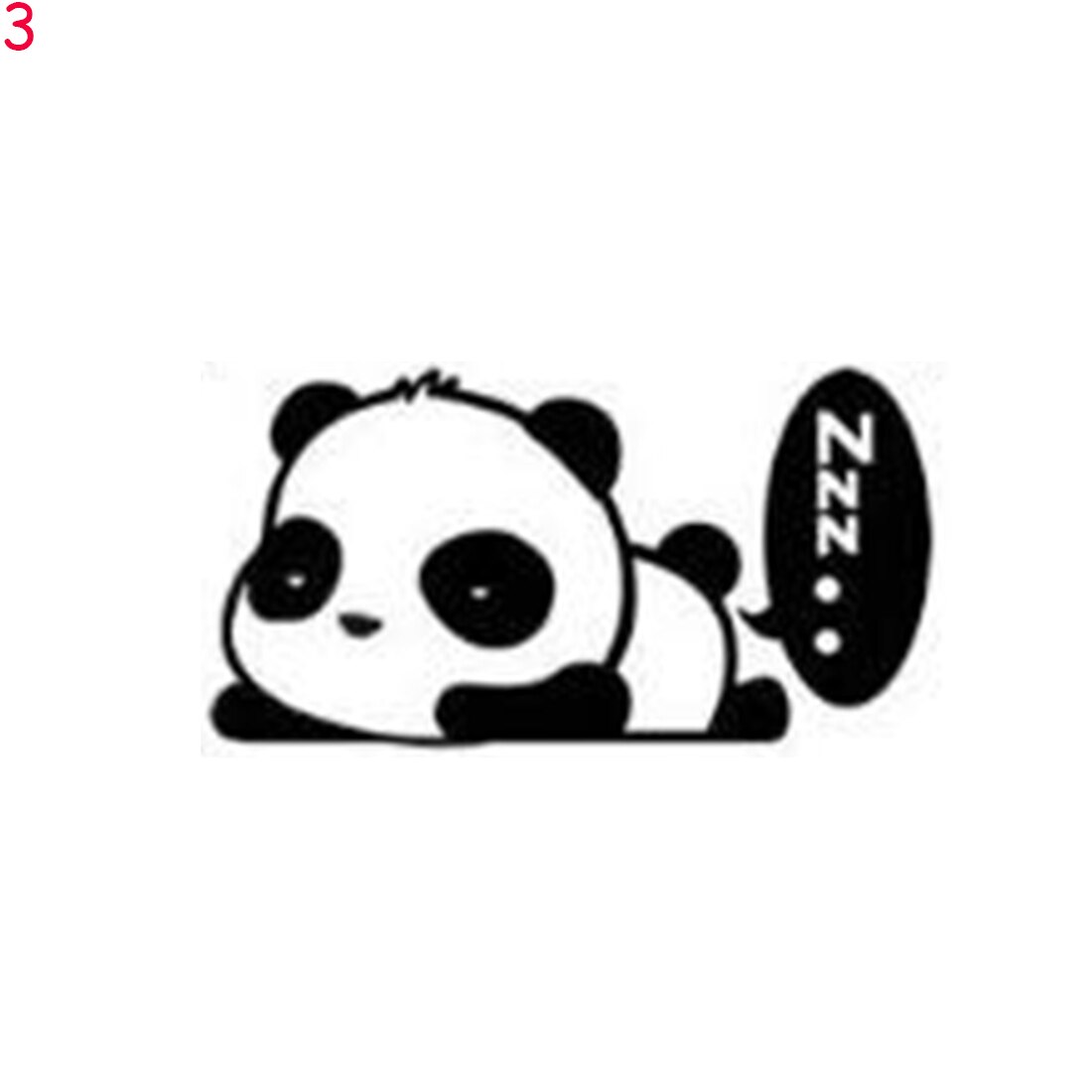 DIY Funny Cute Sleeping Cat Pandas Switch Stickers Vinyl Decal Bathroom Wall Sticker for Home Decoration Animals Art Stickers: 3