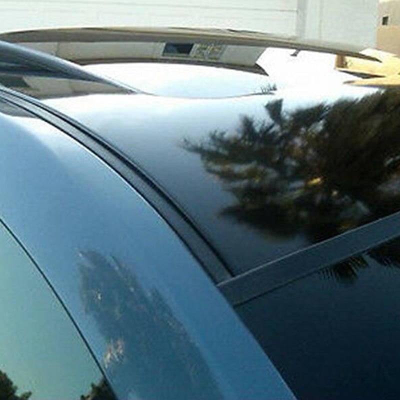 Glossy Black Auto Sunroof Wrap Roof Film Vinyl DIY Stickers Waterproof Sunscreen