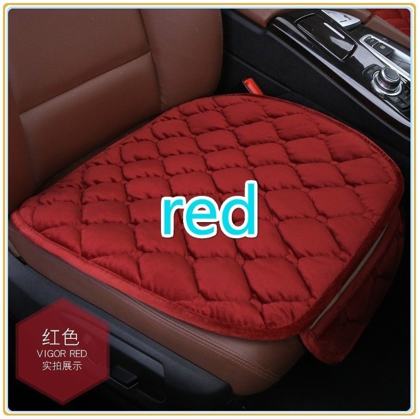 Newest Soft Breathable Cool Car Chair Gel Honeycomb Seat Cushion Saddle Back Support: Red