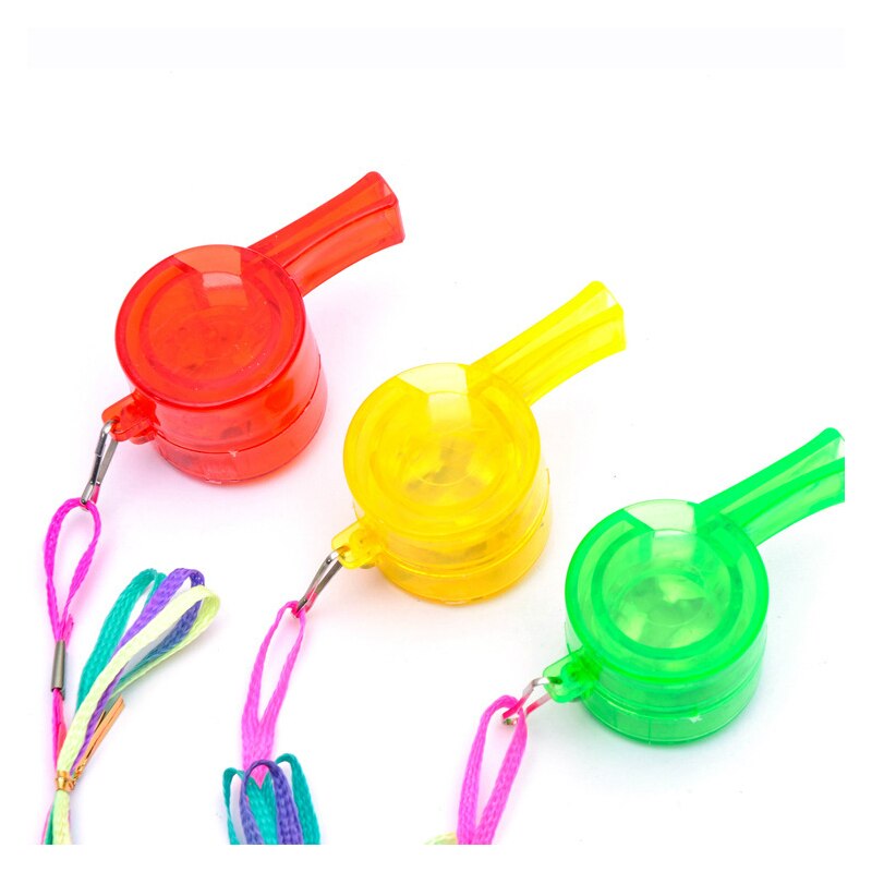 50 pcs kleurrijke gloeiende fluitje juichen flash speelgoed bar party sfeer levert lichtgevende fluitje lichten speelgoed