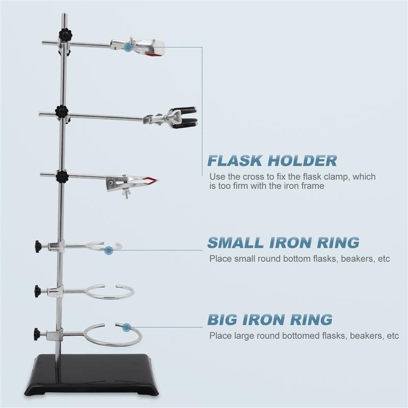 Chemische Laboratorium Retort Stand Mini Metalen Rek Laboratorium Grade Metalware
