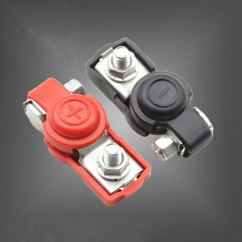 Negative Positive Battery Terminal Heavy Duty Car Vehicle Connector Cable Clamp Preservative Durable For Trucks Auto Accessories