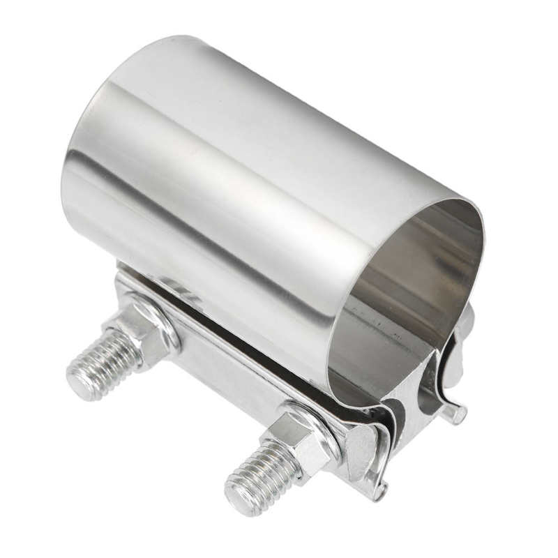 Uitlaatpijp Connector Uitlaatpijp Uitlaatspruitstuk Band Klem Rvs Butt Joint Universal Voor Uitlaten Down Buizen