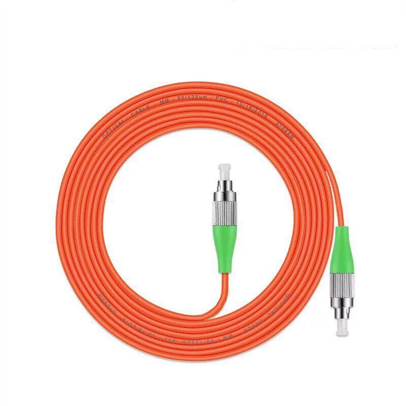 5pcs/lot FC/APC-FC/APC Simplex 3.0mm Multimode Fiber Optic Patch Cord
