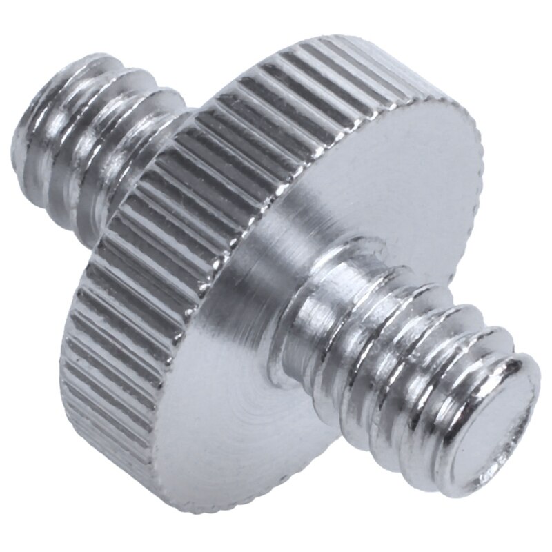6 stuks camera-accessoires, : 1 stuks magische arm-krabtangclip en 5 stuks 1/4 inch mannelijke  to 1/4 inch mannelijke schroefdraadschroefadapter