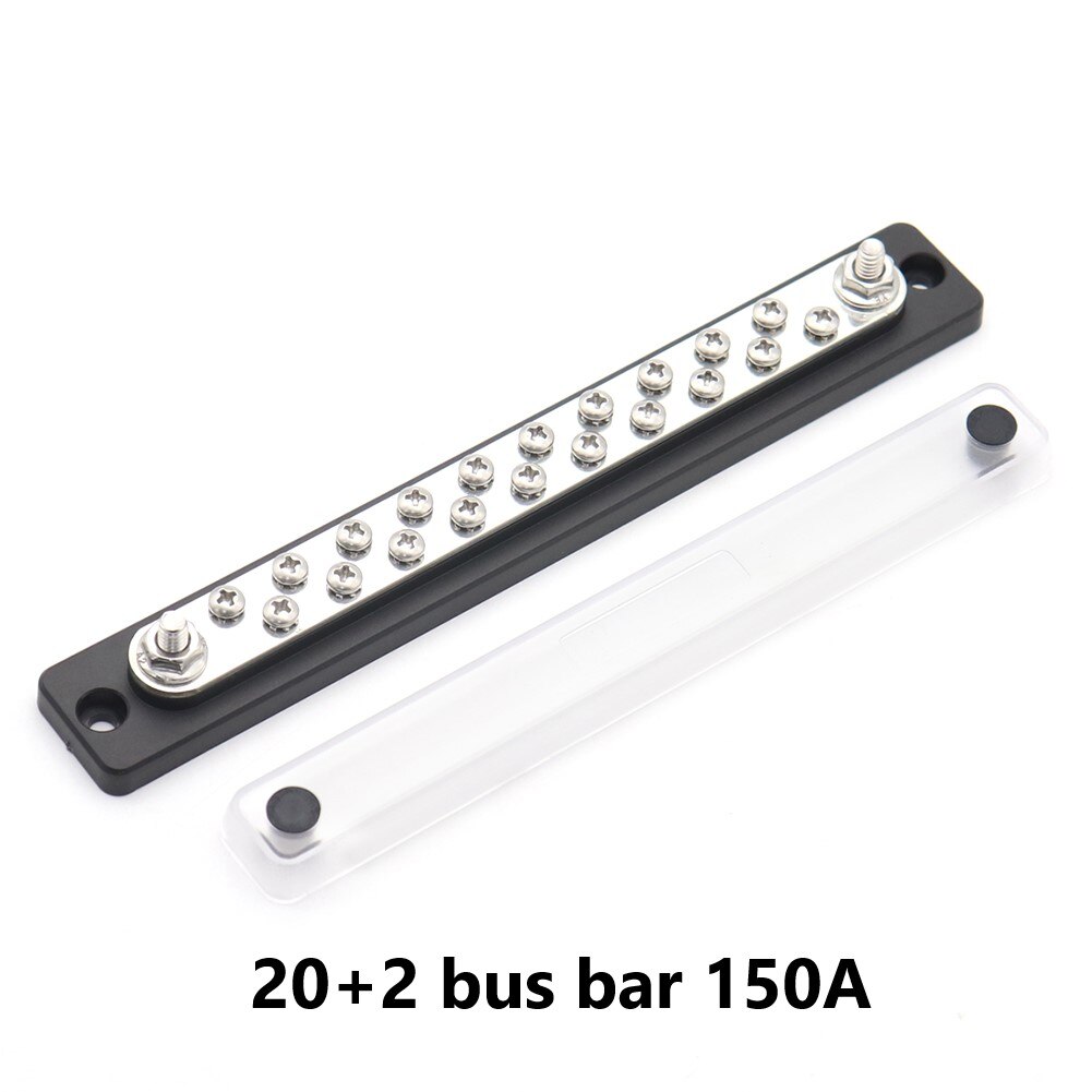 Bus Bar Power Distribution Block Terminal Block Automotive Truck Marine Vehicle with Clear Transparent Cover RV 48V 100 150 Amp: 05