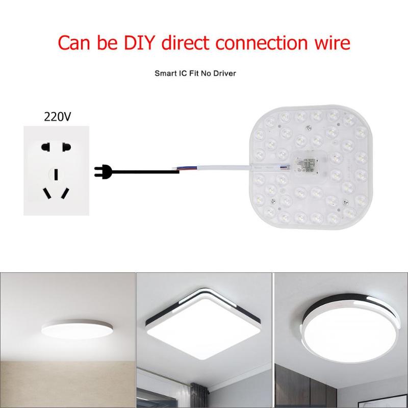 LED Module Plafondlamp 220V 12W 18W 24W 36W Magneet Bron Vervangen Lamp