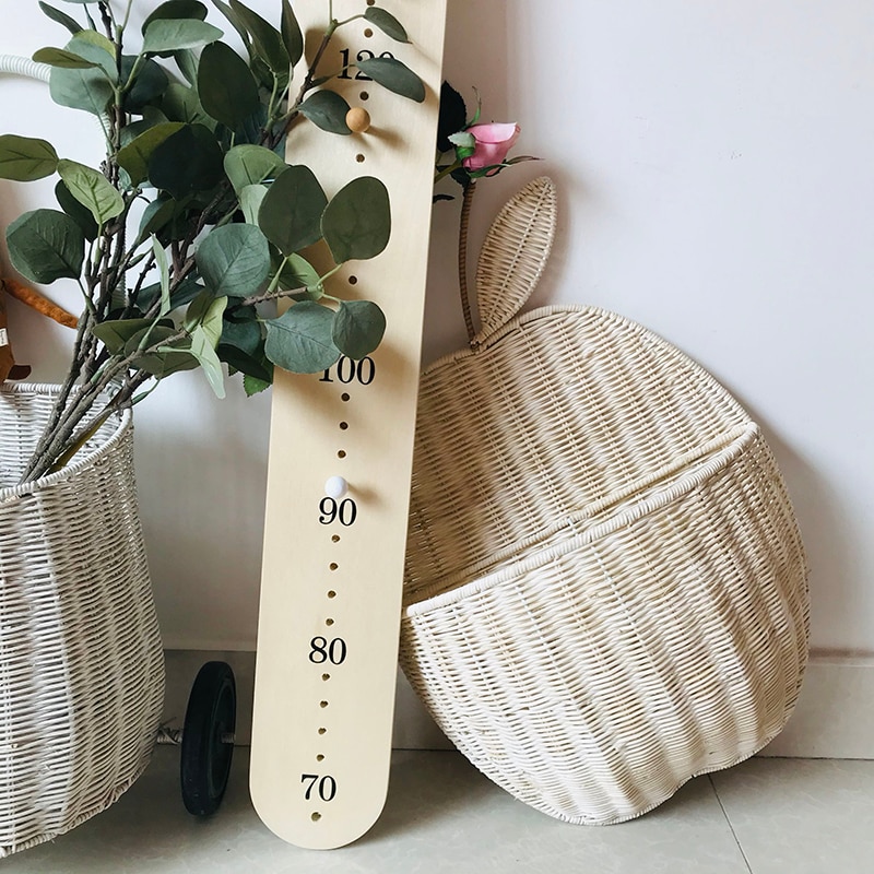 Valkoinen/beige päärynä säilytyskori paju kudotut korit kukka-rottinki säilytyskori seinään kiinnitettävä omenoiden säilytyskori