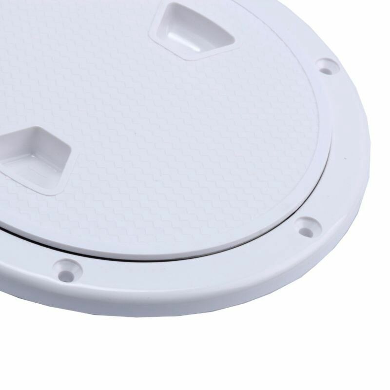 6 inch Round Hatch Cover Deck Plate Non Slip Inspection for Marine Boat Kayak Canoe