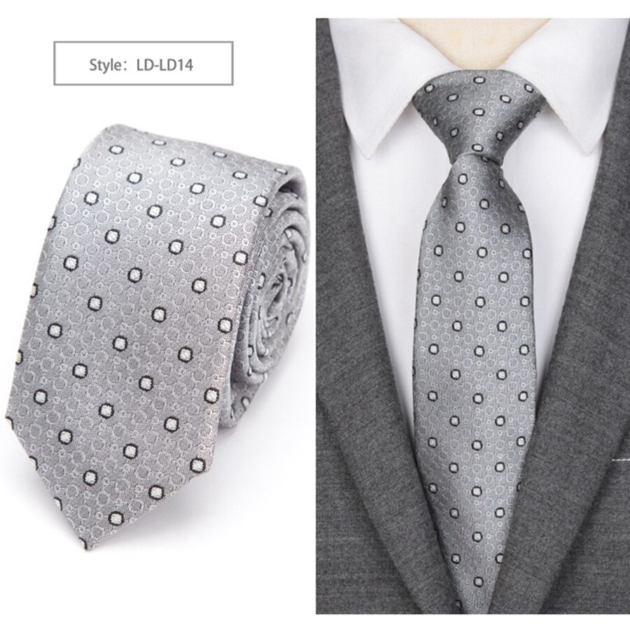Cravate à rayures slim 6cm, Style anglais, JACQUARD tissé, à la pour hommes