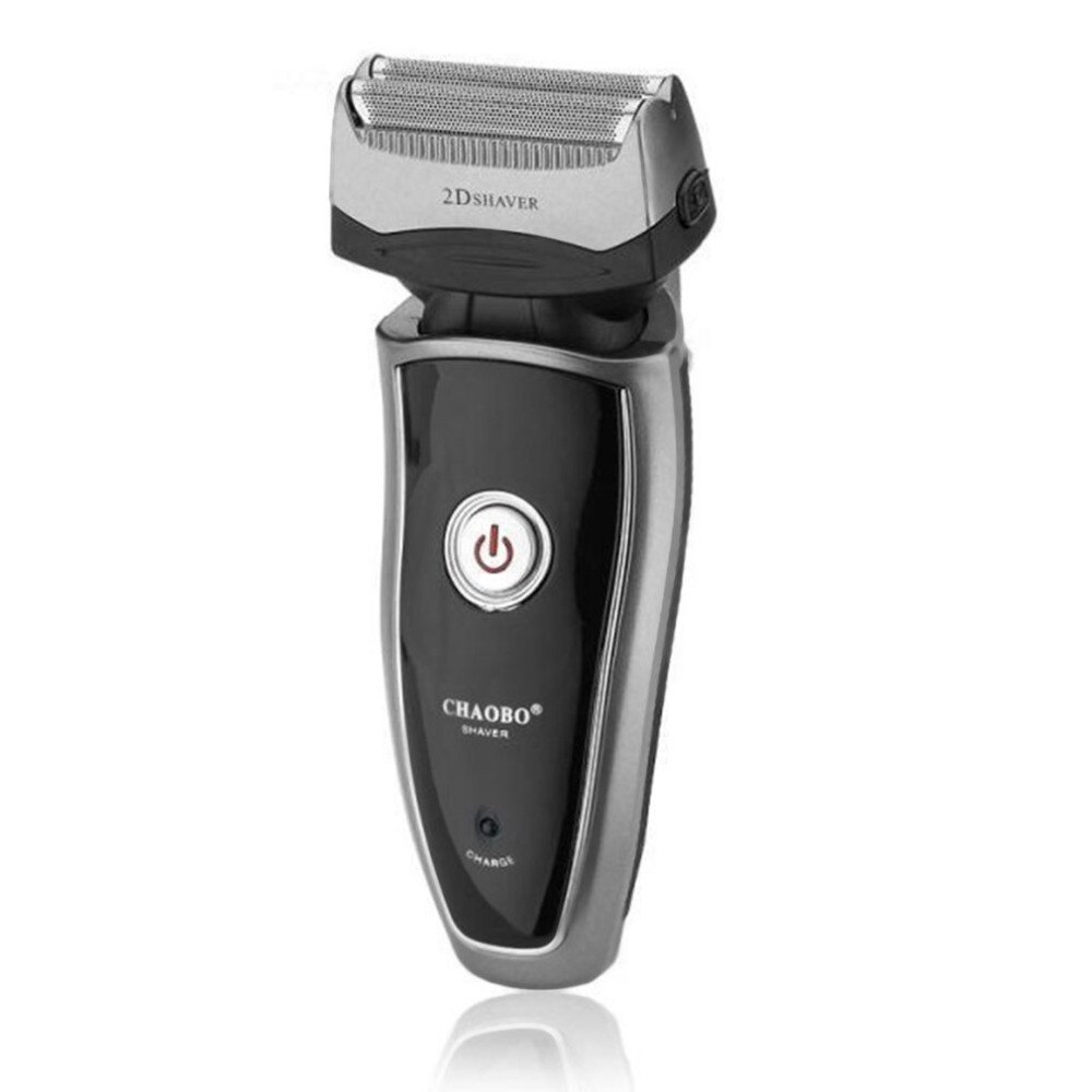 US Plug Rechargeable Cordless Electric Razor Portable Man Beard Shaver Groomer Double Side Trimmer Face Care Tool