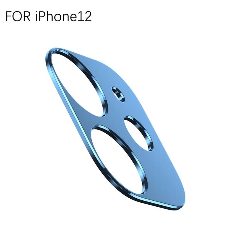 Phone Camera Cover Aluminum Alloy Phone Camera Lens Film Protector, Black, Replacement for iPhone 12: NO. 8