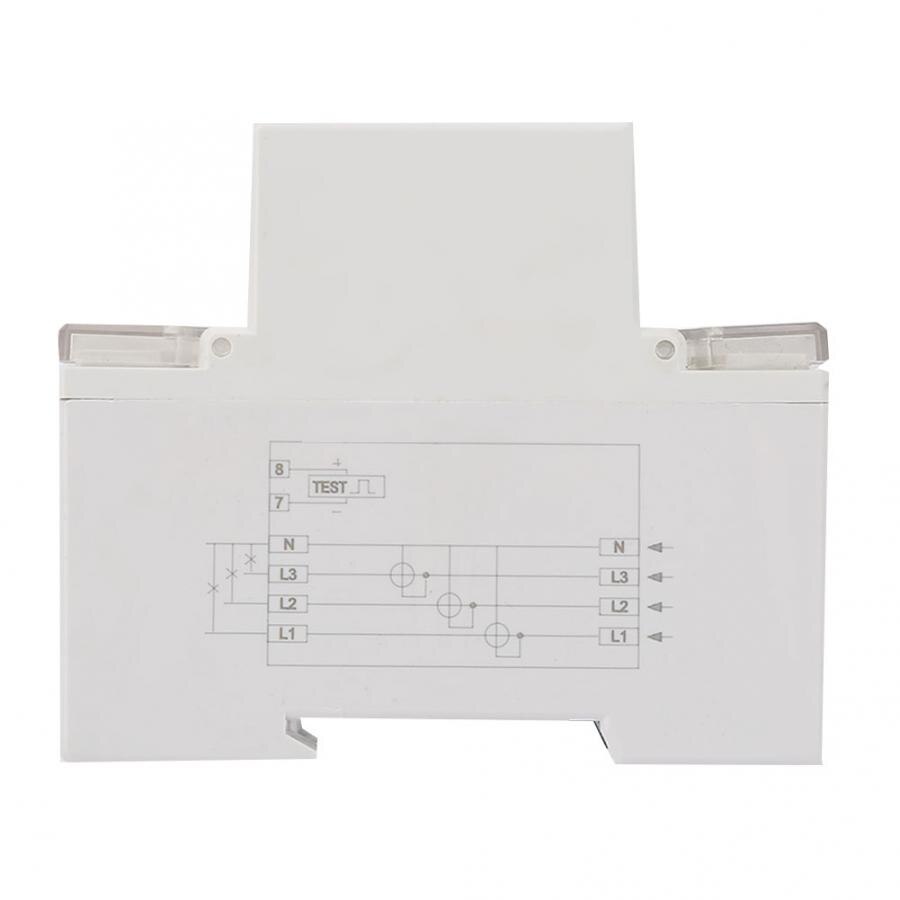 Wattmeter 220/380V 20-80A Energy Consumption Digital Electric Power Meter 3 Phase KWh Meter with LCD Watt Meter