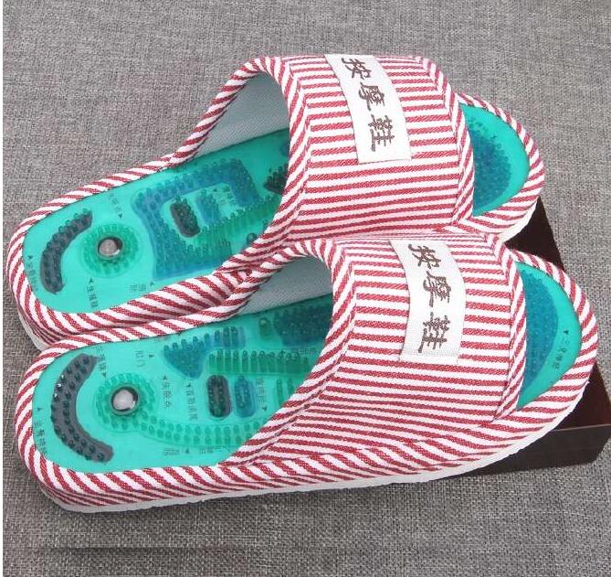 De mode MS slippers Acupunt massage slippers voetmassage schoenen thuis vrouwen slippers indoor slipper zomer voet schoenen: 6