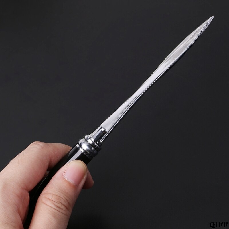 &amp Stainless Steel Letter Opener Metal Handle Envelopes Cutting Knife Divided File APR29