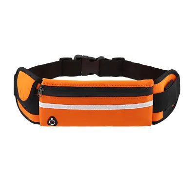 Sport Hüft tasche Frauen Männer Lauf gürtel Hüft tasche wasserdichte Brieftasche Männer Tasche Gürtel tragbare Telefon halter Handy tasche: Orange