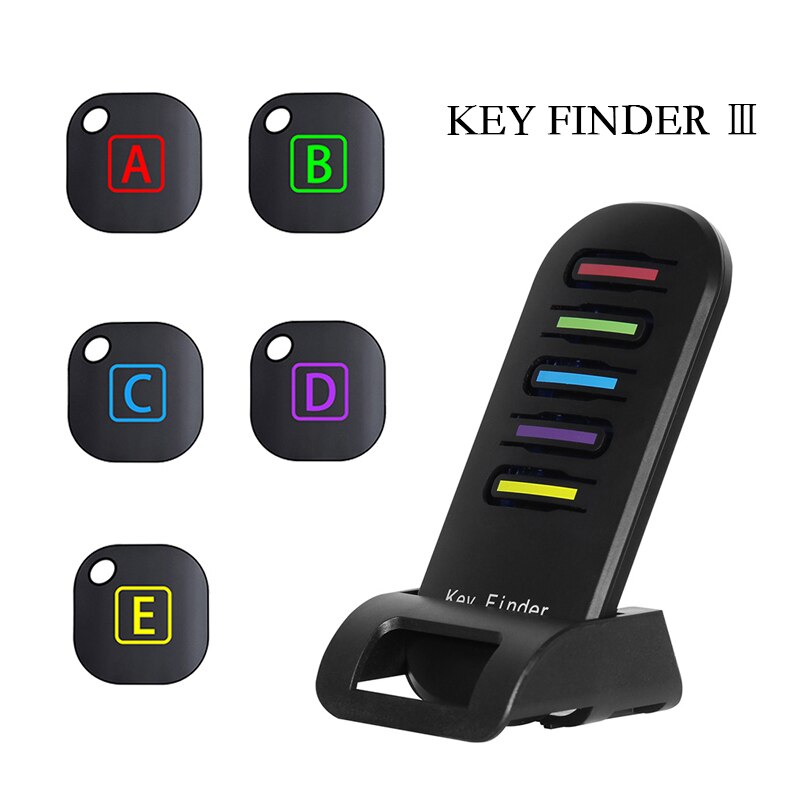 Wireless remote radio frequency key finder locator for wallet, phone, glasses, luggage pet tracker, suitable for for famil