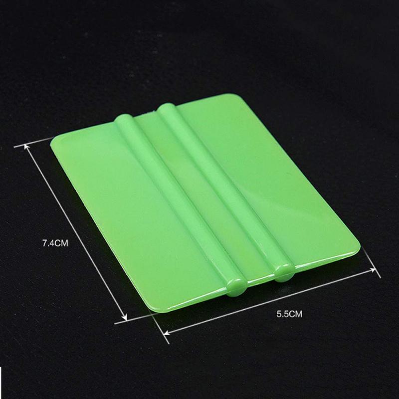 1pcs Large Double-sided Scraping Car Foil Tool Green Felt Edge Wallpaper Pasting Glass Cleaning Vehicles Snow Removal Scraping