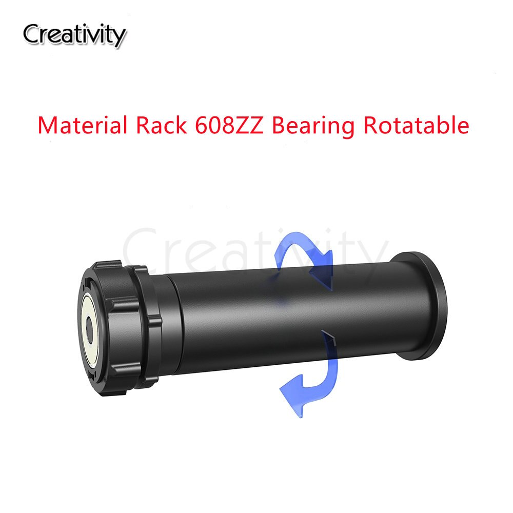 Rotatable Filament Bracket 3D printing PLA ABS PETG Filament Barrel 608ZZ Bearing Rotatable with Bracket Filament Spool Holder