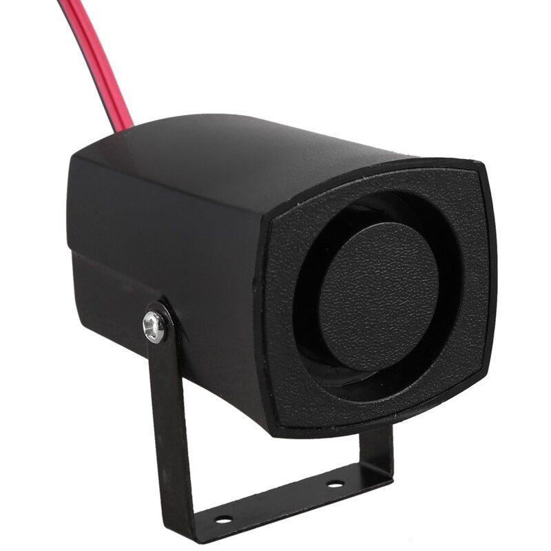 1 Set Air Bag Seat Cushion Pressure Decompression Breathable Seat & 1 Pcs 12V Electric Snail Air Horn Super Loud Raging