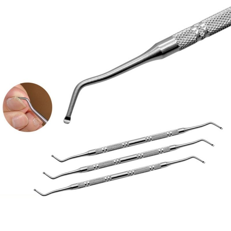 Herramientas de limpieza de huecos para uñas, cuidado de pedicura, paroniquia, podología, cutícula cutánea muerta, embellecedor, arte de uñas, herramienta de cuidado de manicura, 1 ud.