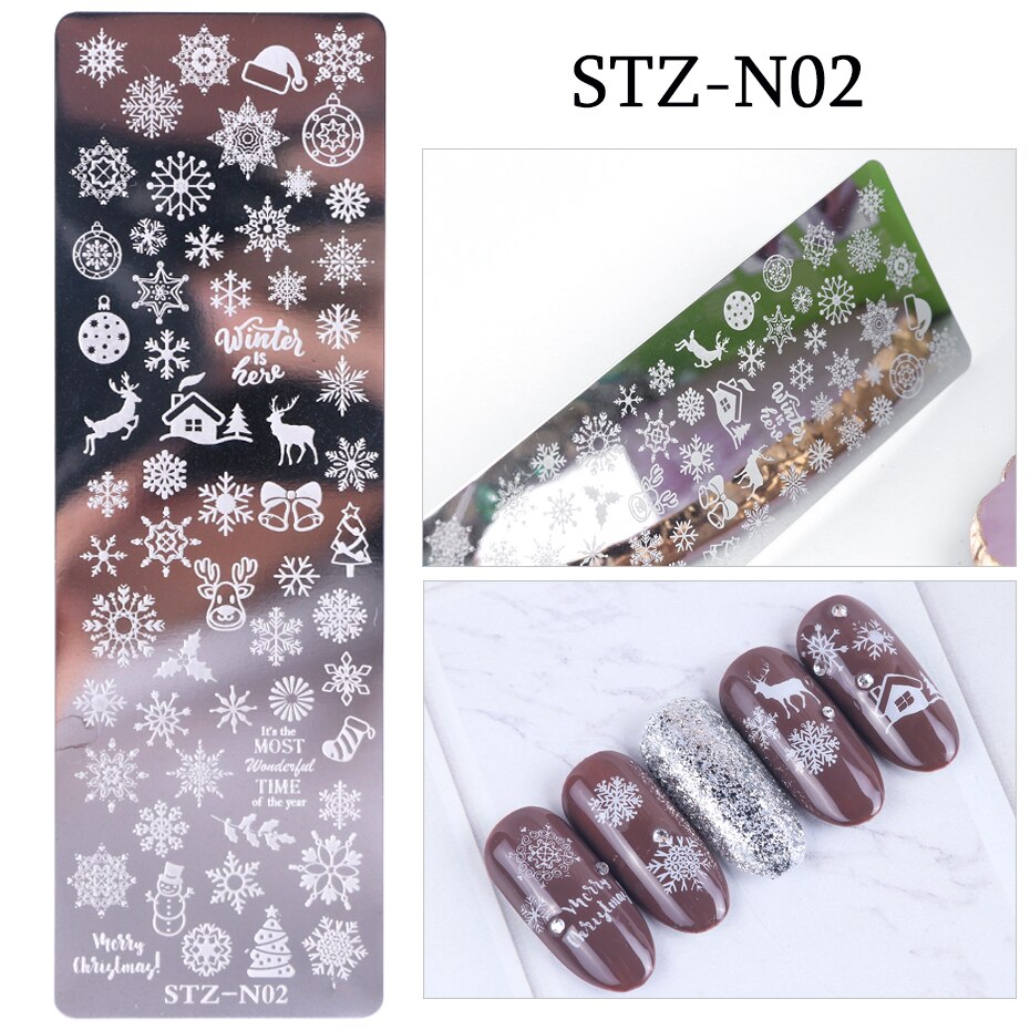 1 stücke Nagel Stanzen Platten Blume Blatt Geometrie Tiere Bild Stempel Vorlagen Dreamcatch N01-12Maniküre Drucken Schablone Werkzeuge: STZ-N02