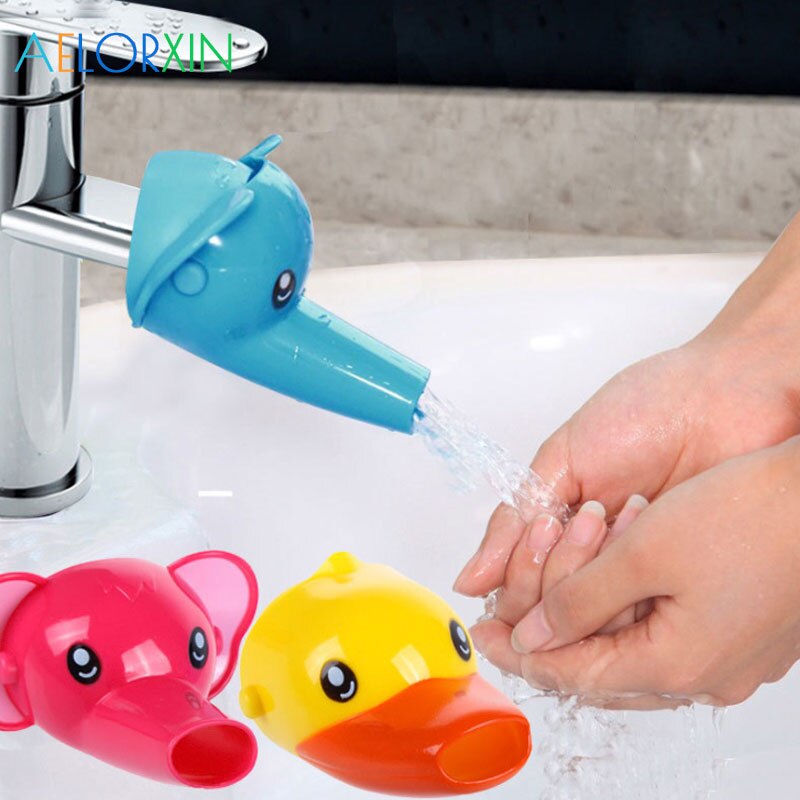 Extension de goulotte de robinet pour enfants, 1 pièce, matériel de Protection de l'environnement, lavage des mains, évier de salle de bain