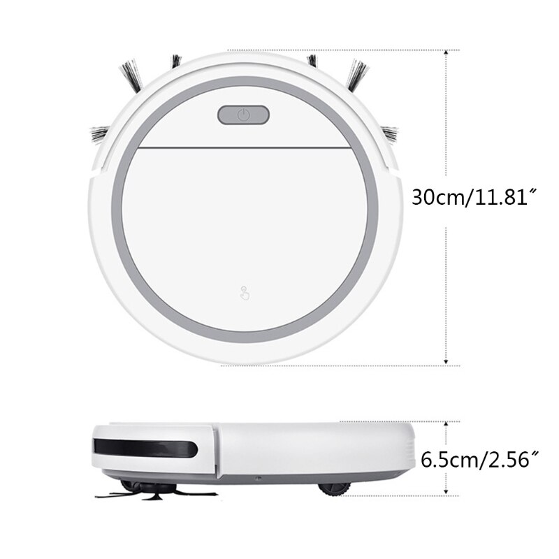3 in 1 Intelligent Voice Sweeping Robot USB Rechargeable Vacuum Cleaner Automatic Smart Floor Carpet Cleaning Machine