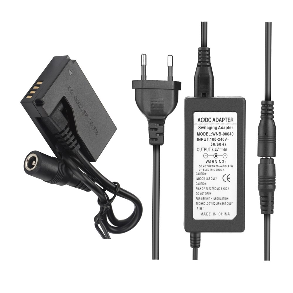 ACK-E15 chargeur Caméra adaptateur secteur + DR-E15 AC/Coupleur CC LP E12 LP-E12 batterie factice pour Canon EOS-100D kiss x7 EOS 100D Rebelle