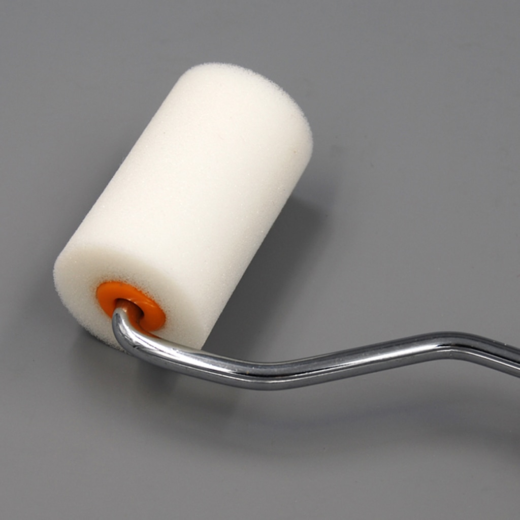 Mini Wall Paint Roller Handle Steel Frame Sturdy Saving Space