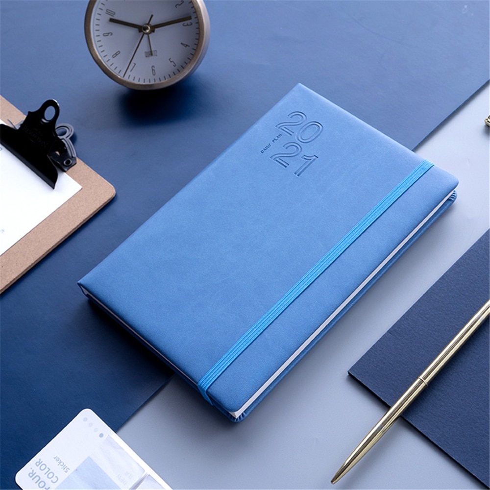 English Agenda Planner Organizer A5 Diary Notebook and Journal Office Notepad Weekly Monthly Calendar Daily Plan Note Book