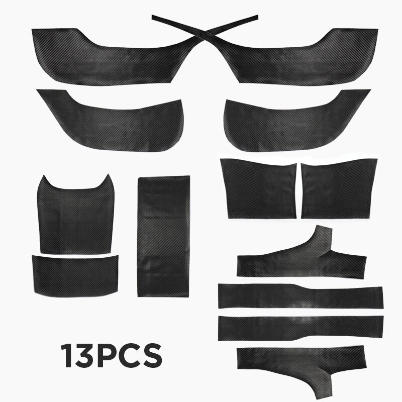 For Tesla Model 3 2017-2023 Gloss Black Mirror Abs Caps Pair