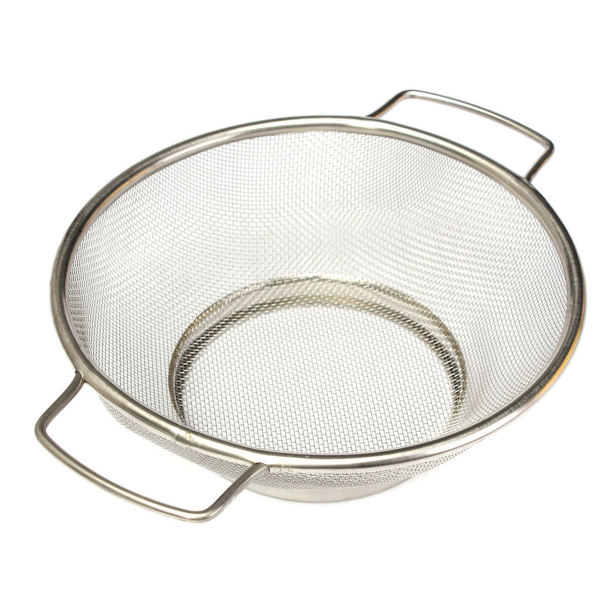 Stainless Steel Fine Mesh Strainer Bowl Drainer Vegetable Sieve Colander Sifter