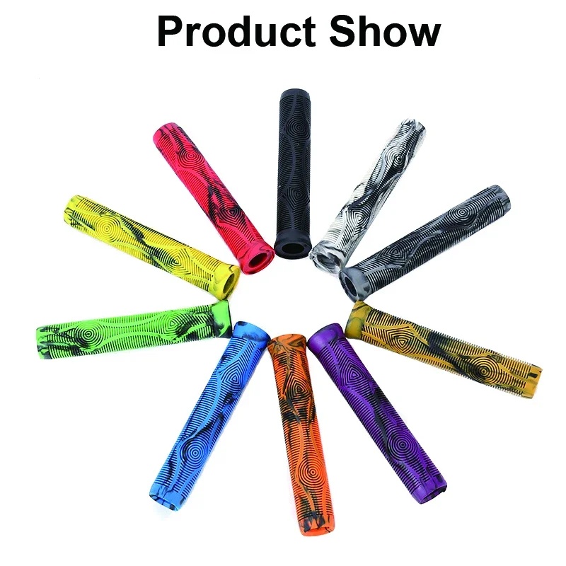 Empuñaduras de goma para manillar de bicicleta, cubiertas suaves y cómodas para manillar de bicicleta de montaña, puños antideslizantes para ciclismo, piezas duraderas