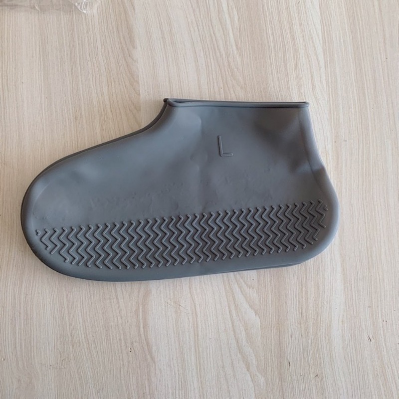1 Paar wasserdichte, rutschfeste Silikonschuhe, hochelastisch, verschleißfest, unisex-Regenstiefel für regnerische Tage Ich bin Freien, wiederverwendbarer Schuhüberzug