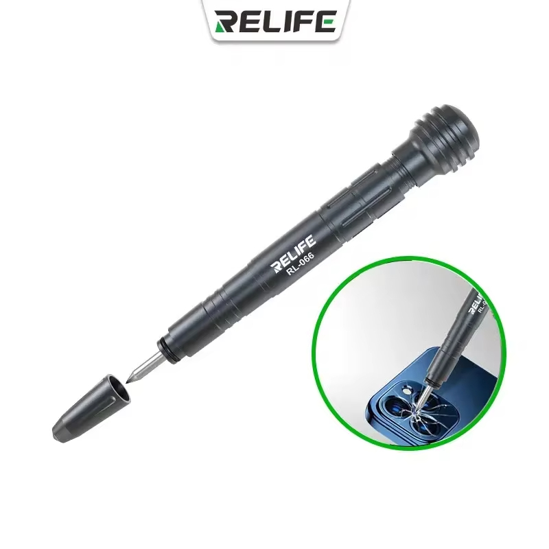 RELIFE RL-066 pluma rotura de vidrio trasero para IPhone Huawei teléfono móvil carcasa trasera batería cubierta de vidrio disyuntor herramienta de reparación de voladura