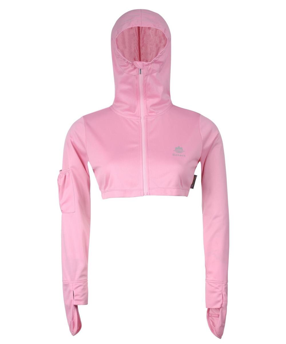 Protector solar de pesca para mujer, ropa UV ultrafina de secado rápido, transpirable, para acampar, escalada y senderismo: Rosa / M