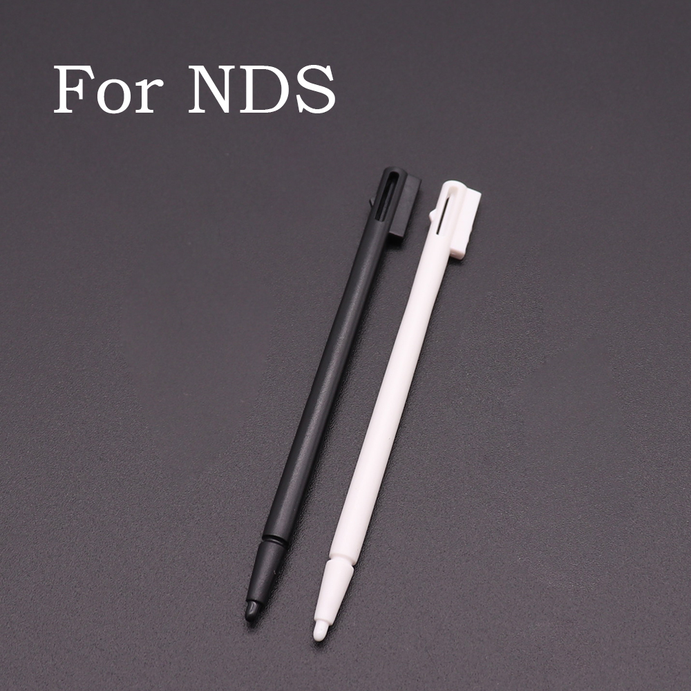 Reemplazo de lápiz táctil de lápiz óptico de color blanco y negro para Nintendo DS para consola de juegos NDS
