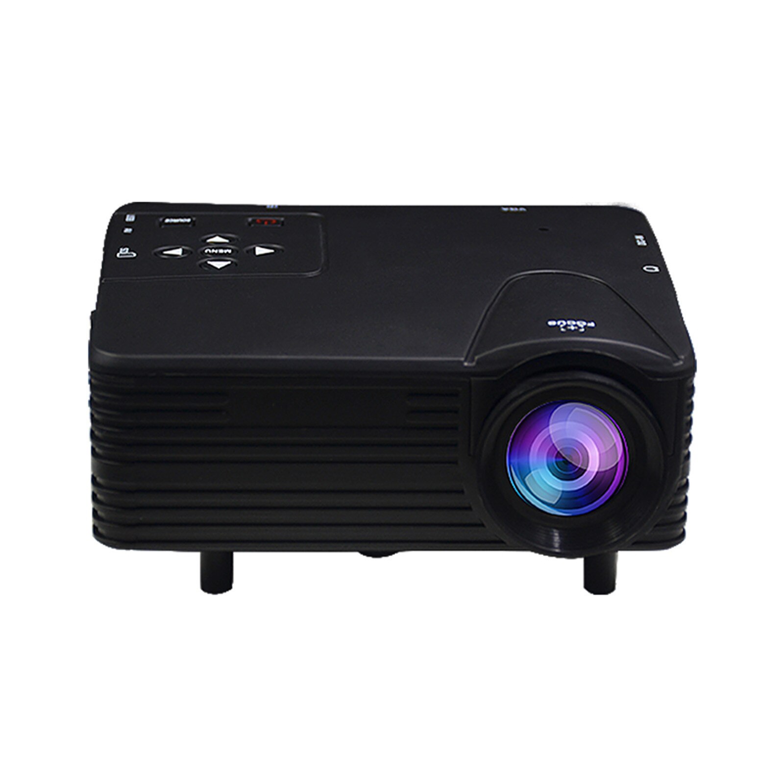 7000 Lumens 1080P HD LED Portable Projector 320x240 Resolution Multimedia Home Cinema AV VGA SD HDMI Movie Beamer Video Theater: B