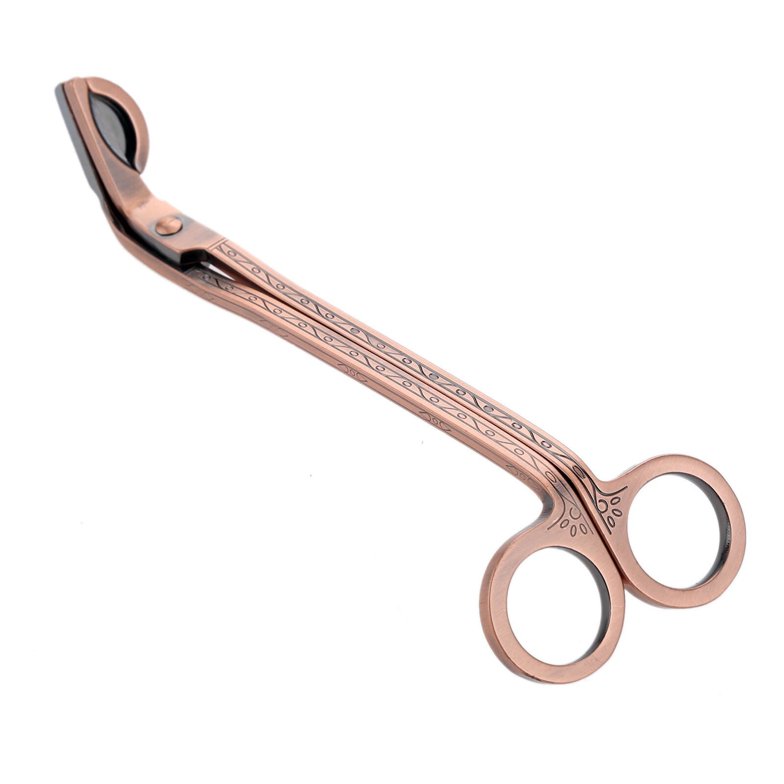 Stainless Steel Candle Wick Trimmer Candle Scissors Trim Cutter Snuffers Semicircular Decorative Candle Accessories: D