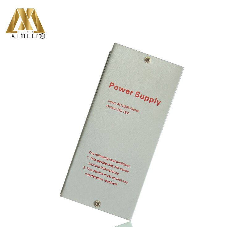 Power Supply For Access Control 220V 12V DC 3A Power Supply Box P01 For Door Access Control System
