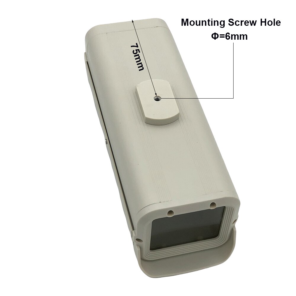 Indoor CCTV Camera Casing Security Surveillance Enclosure Housing Aluminum ABS Gray Protect Room