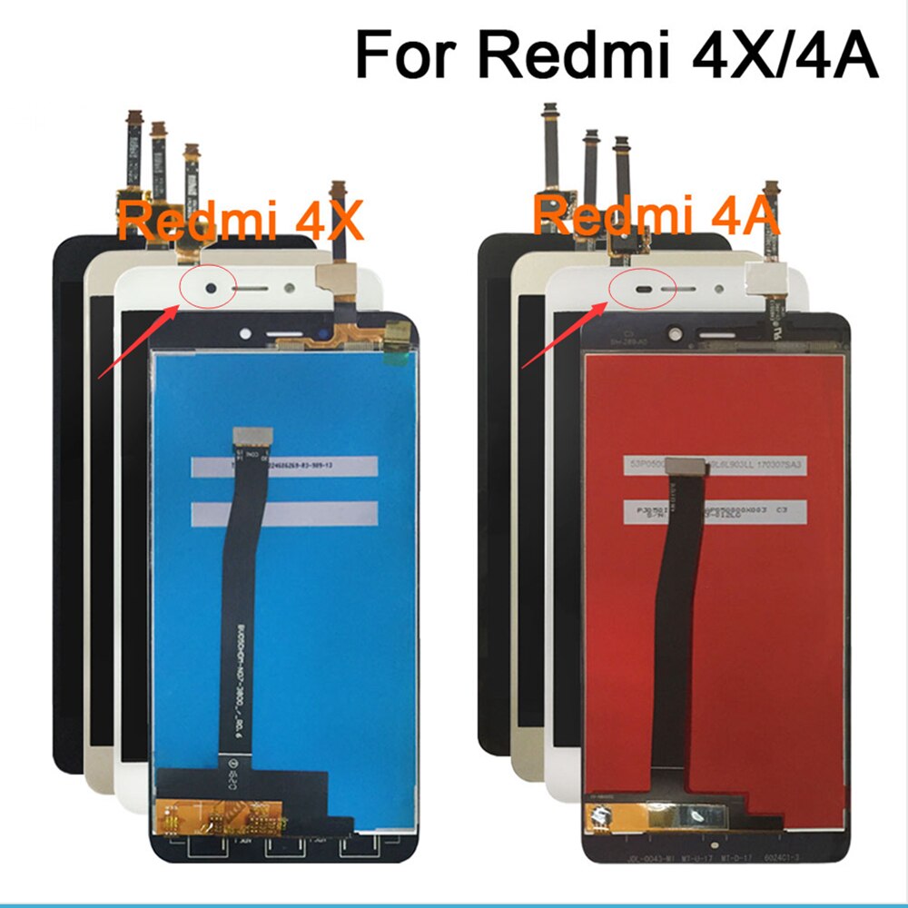 Probado para XIAOMI Redmi 4 4X 4A LCD Original, pantalla LCD de 5,0 ", ensamblaje digitalizador de pantalla táctil con marco + herramientas, piezas de repuesto