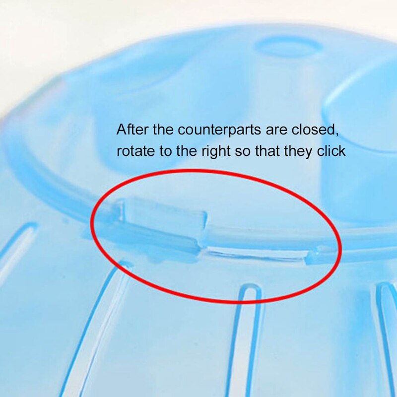 Mini Plastic Pet Rodent Mice Jogging Ball Toy Hamster Gerbil Rat Exercise Balls Play Toys Hamster Temporary House For Pets