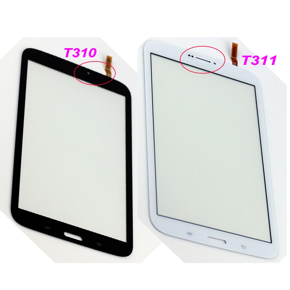 WEIDA Touch Digitizer 8" For Samsung Galaxy Tab 3 8.0 SM-T310 SM-T311 Touch Screen Without LCD