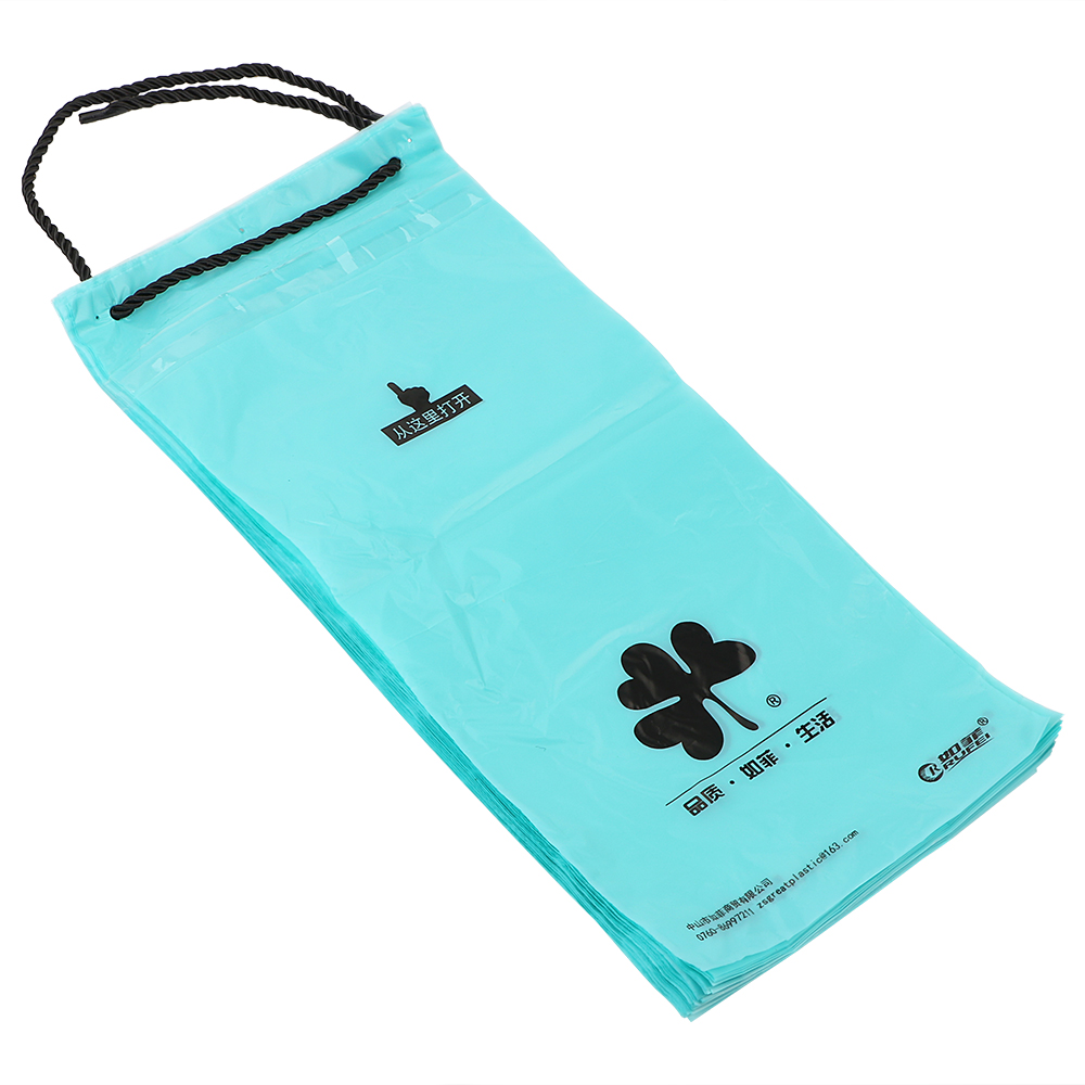 Car Organizer Disposable Auto Seat Back Hanging Trash Bin Self-adhesive Car Garbage Bag 50 pieces/Pack Storage Bag 38*18cm: Default Title