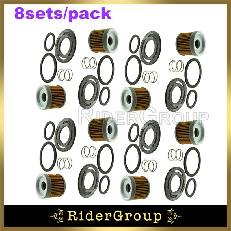 Filtre de pompe à carburant adapté pour MerCruiser 3.0 3.0L 4 cylindres/pièces de machines de jardin: 8 Sets