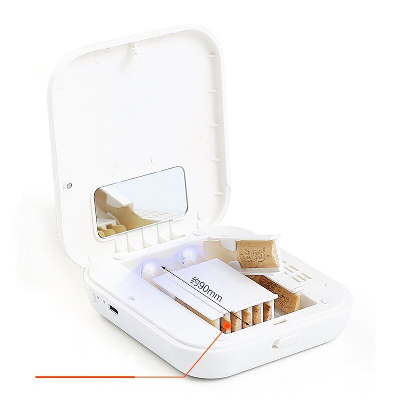 SOLO Sax Cañas los rayos ultravioleta de desinfección UV desinfectante blanco caja de ABS para cañas saxofón caja de juncos accesorios de partes de