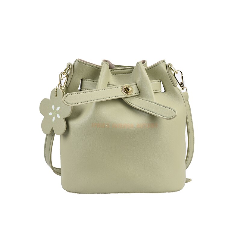 Mini-umhängetaschen aus pu-leder für damen, sommerliche schultertaschen, Bote Taschen, süße beuteltaschen und geldbörsen: Grün