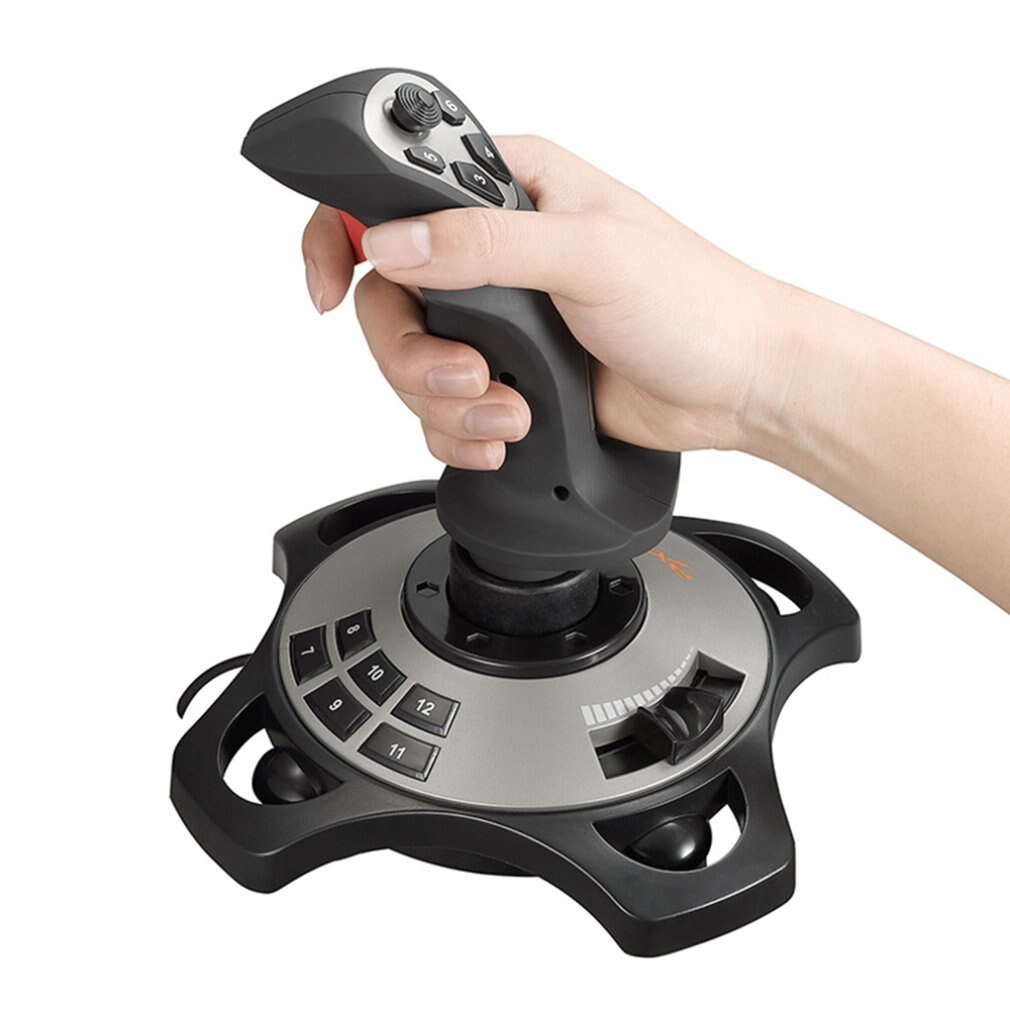 PXN-2113-CONTROLADOR DE VUELO Simulador de Gamepad, Joystick para PC/escritorio, simulación de avión, vibración, accesorios
